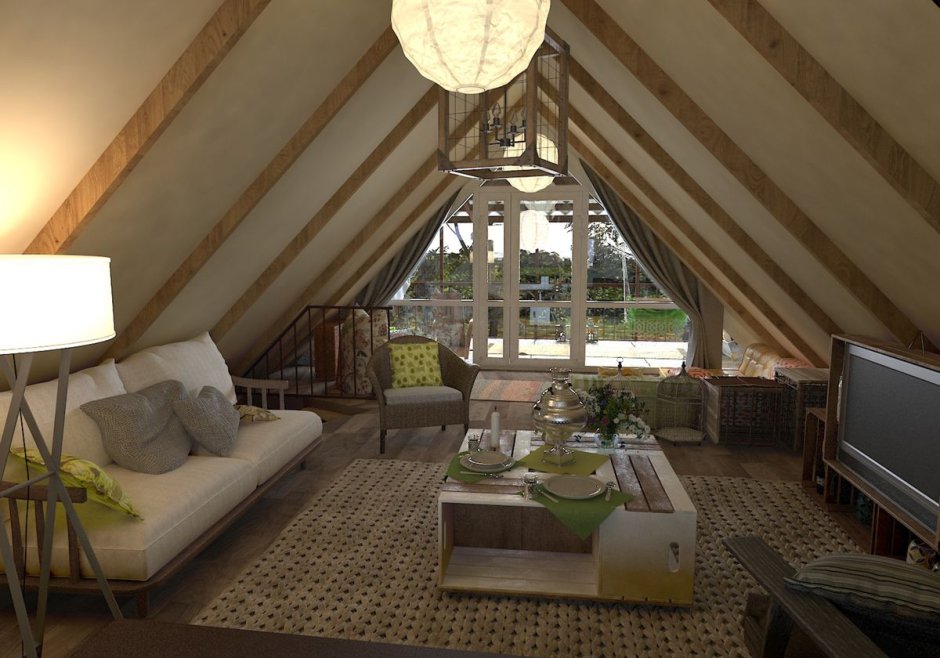 Терраса на мансарде