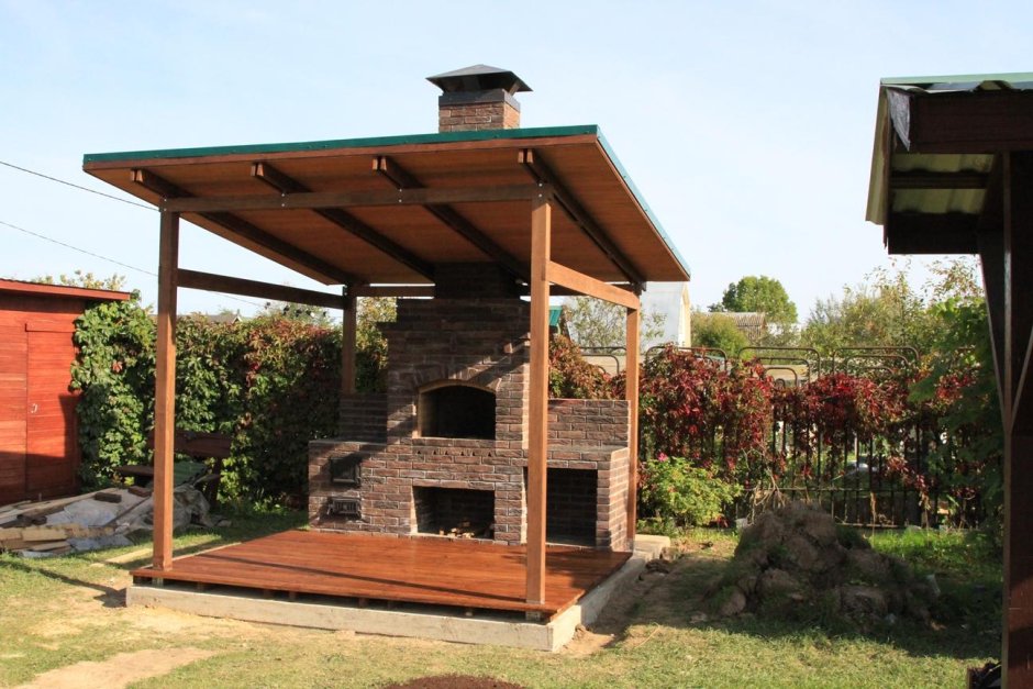 Летняя мини кухня