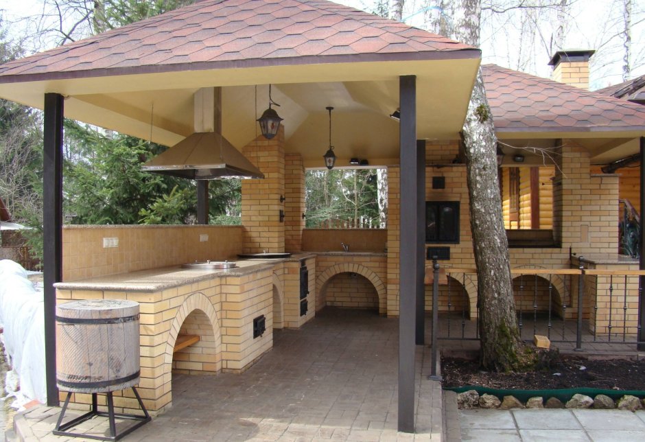 Беседка барбекю Гельвеция