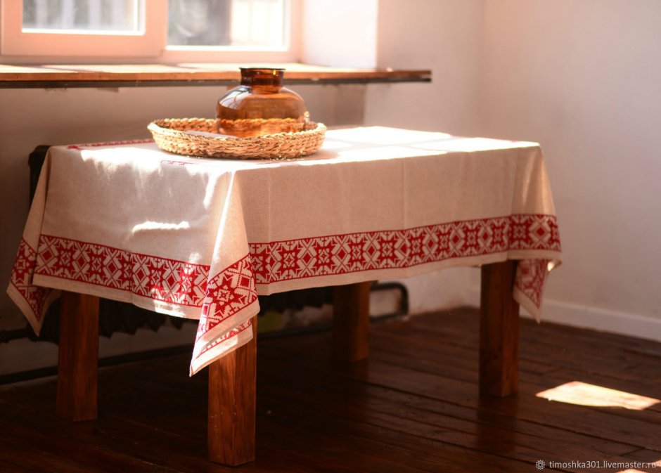 Скатерть в русском стиле
