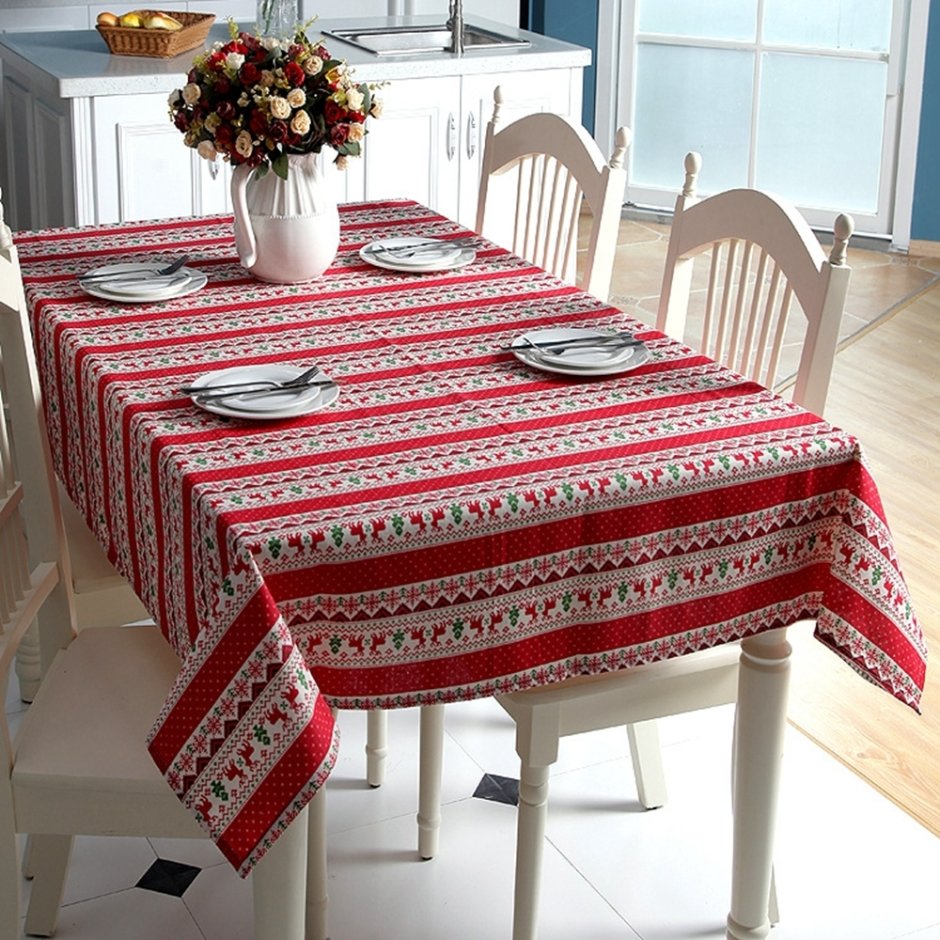 Скатерть прямоугольная 140x220см Tablecloth Hongyi