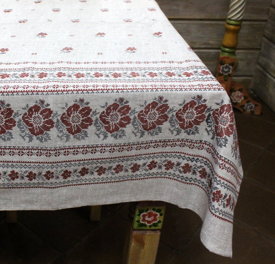 Скатерть в народном стиле