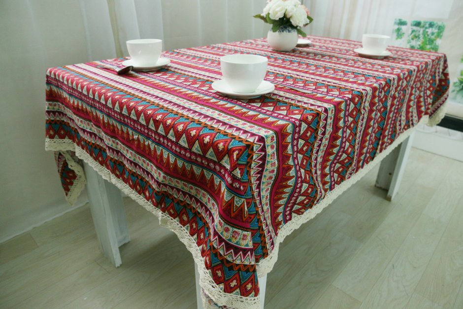 Скатерть в деревенском стиле