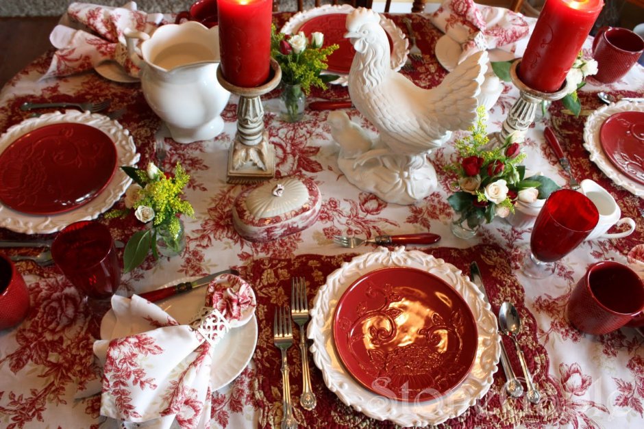 Сервировка стола в русском стиле