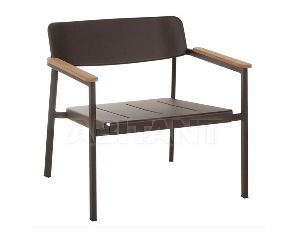 Стул металлический с подлокотниками