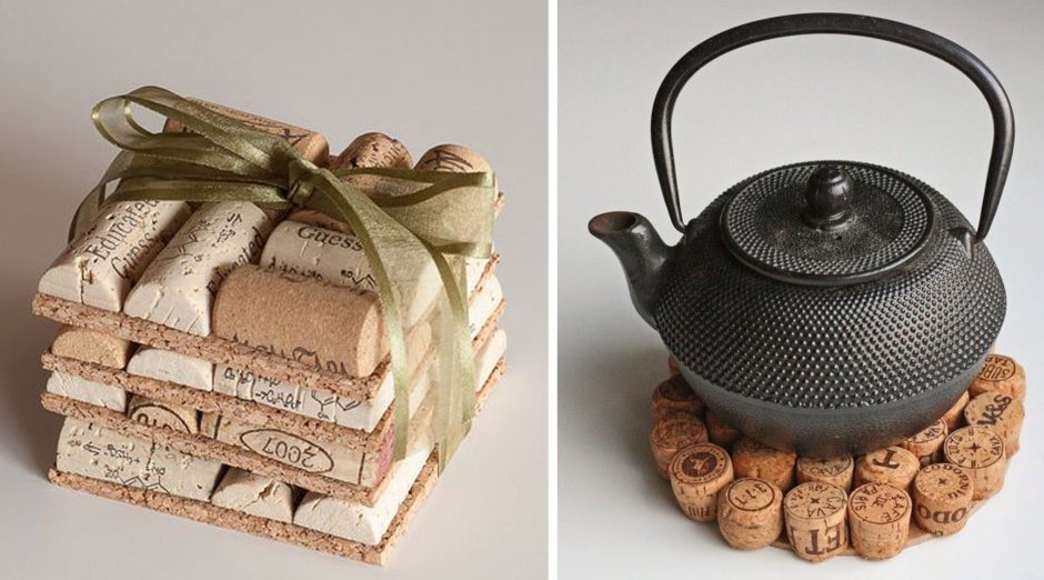 Подставка под чайник деревянная