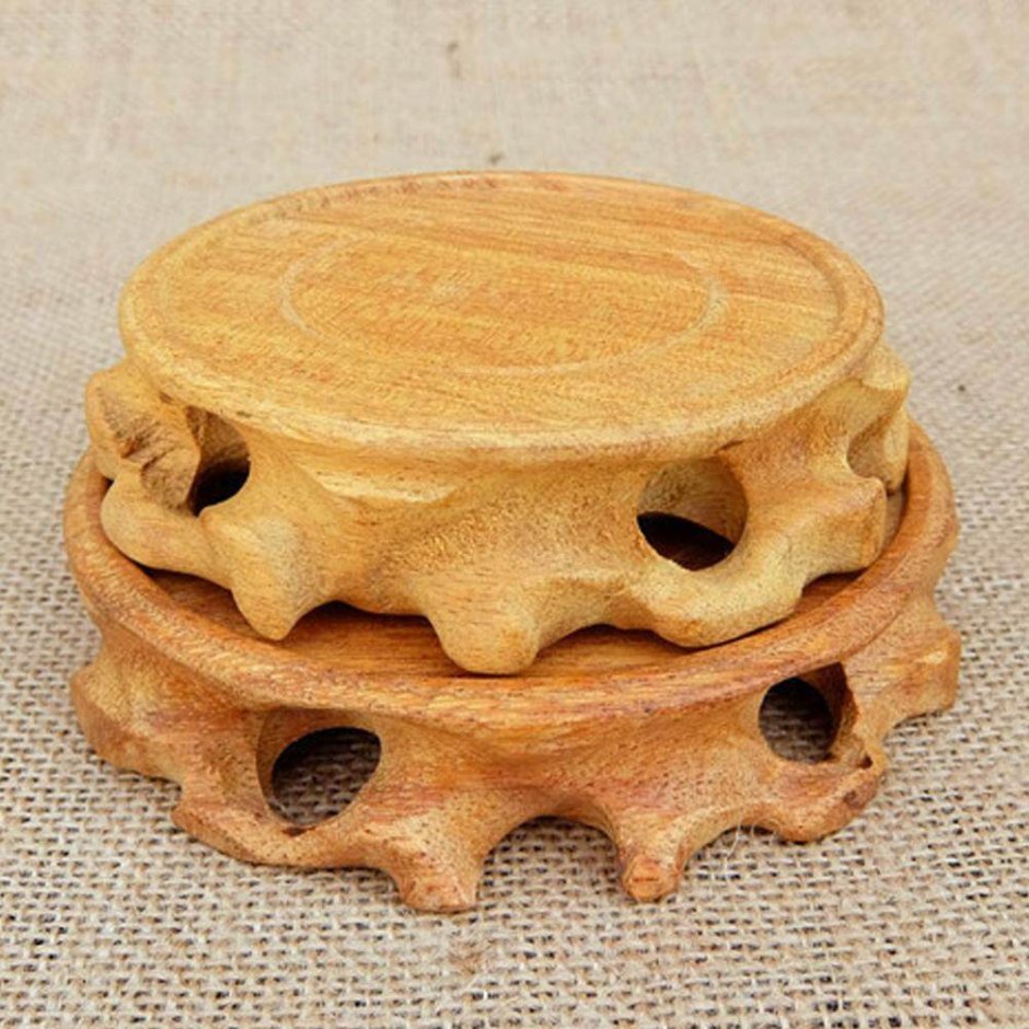 Подставка под чайник из дерева