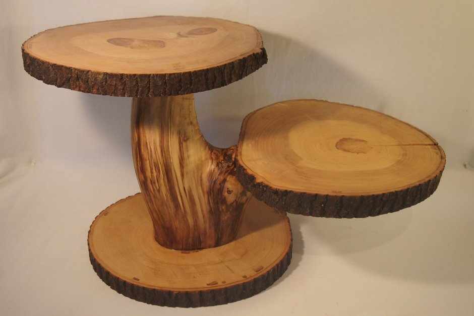 Подставка под горячее из спилов