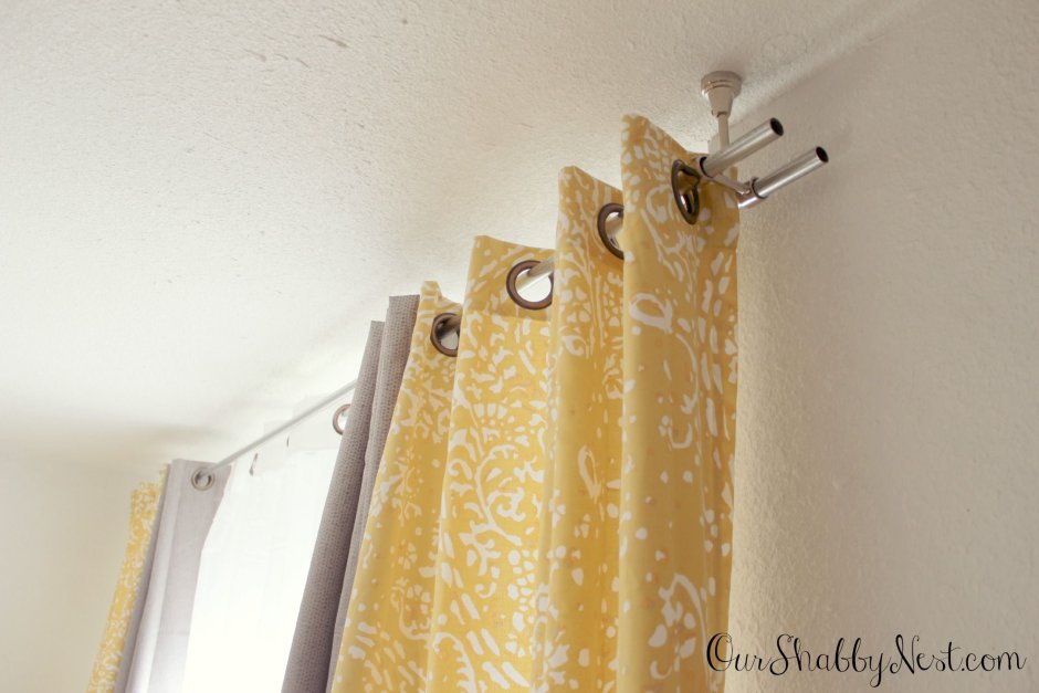 Двойной карниз для штор