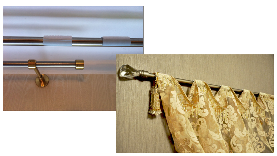 Карниз для штор на люверсах