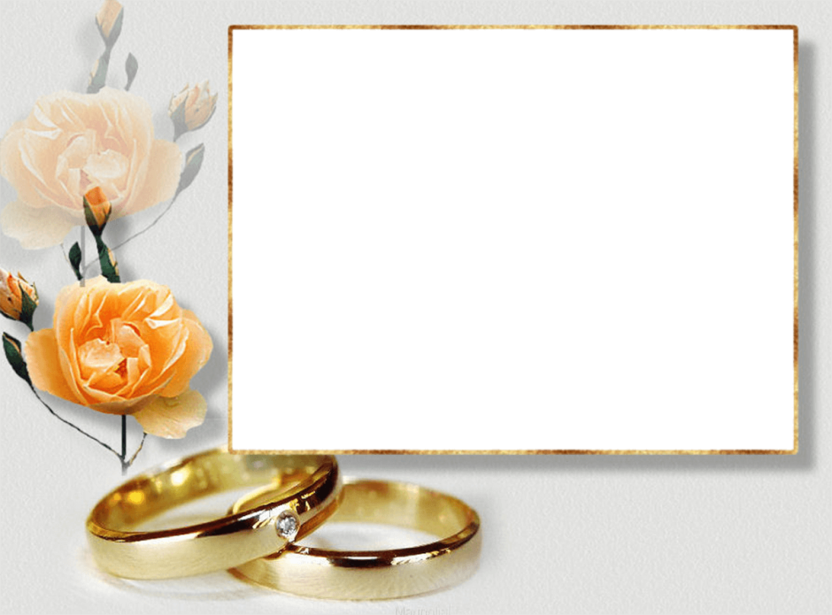 Свадебная рамка для текста
