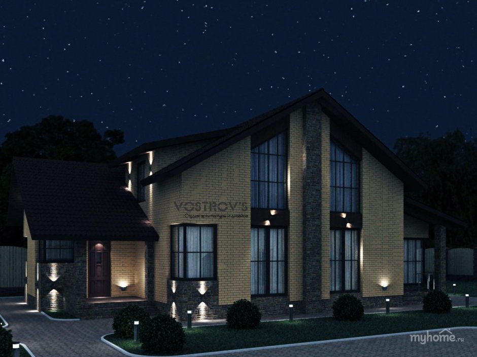 Освещение загородного дома