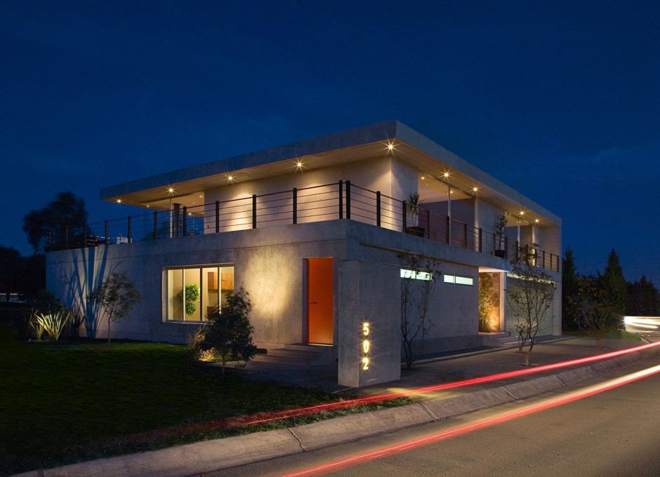 Подсветка коттеджа