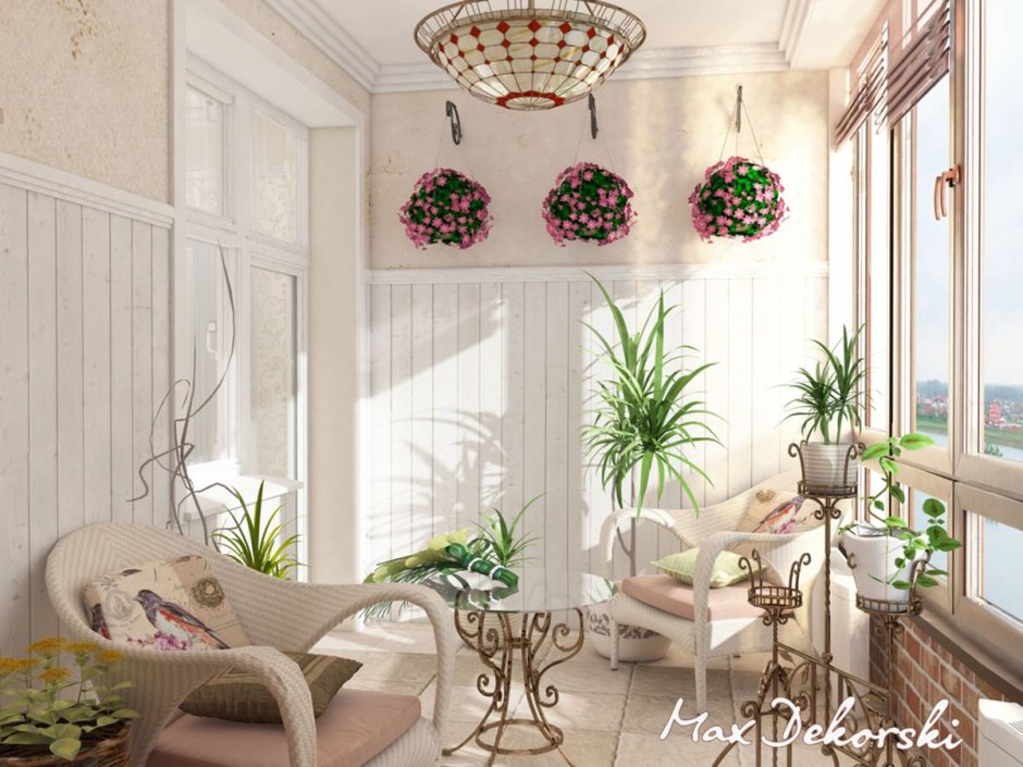 Балкон в стиле Прованс