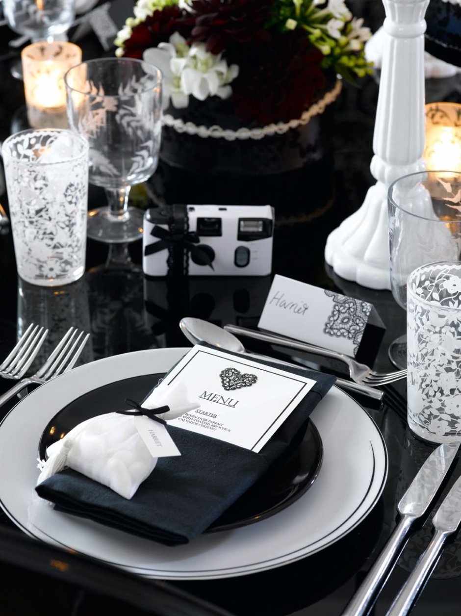 Сервировка стола приборы