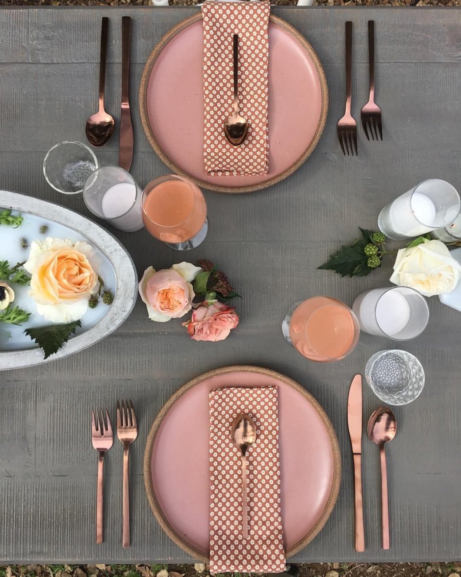 Черно белая посуда сервировка