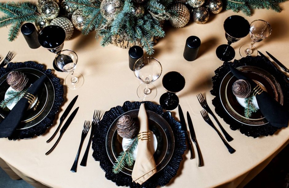 Сервировка стола в гангстерском стиле