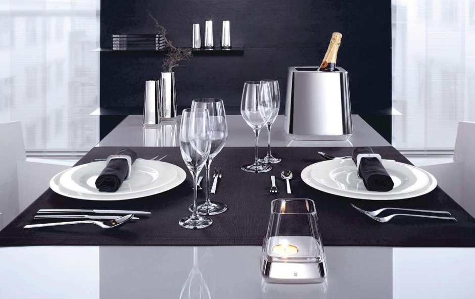 Сервировка новогоднего стола