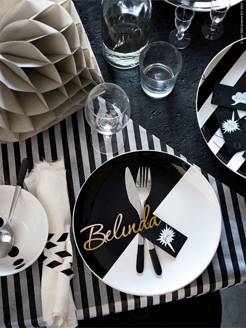 Сервировка стола Минимализм