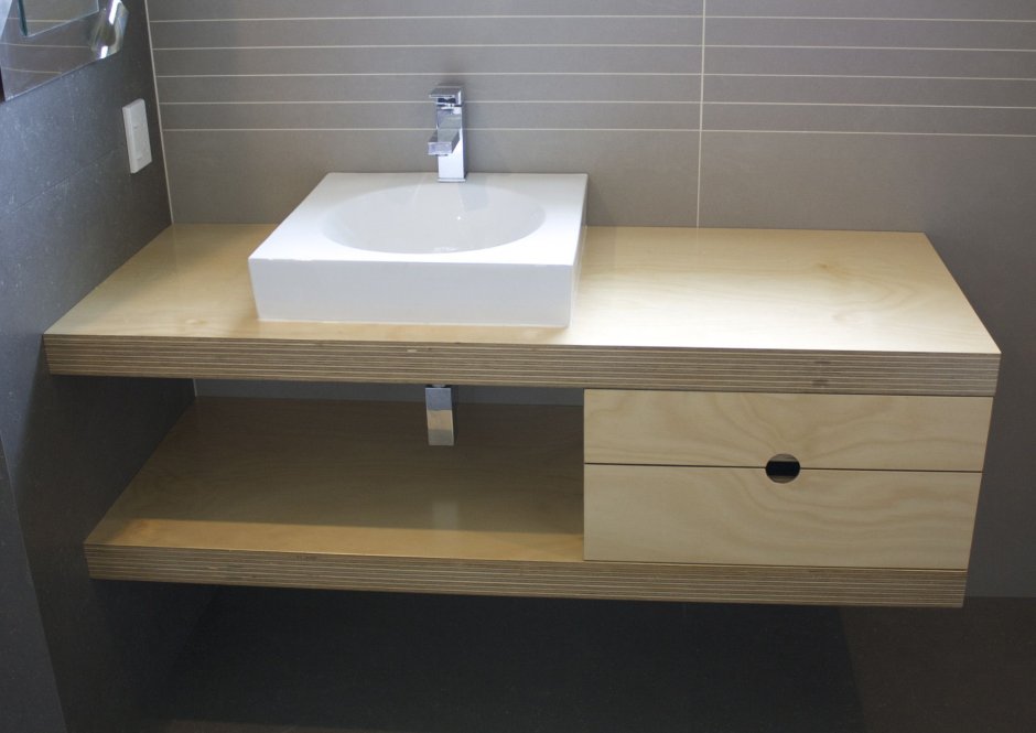 Столешница в ванную из фанеры