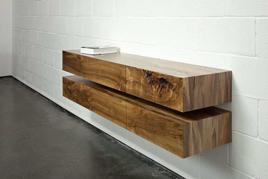 Тумба из слэба лофт