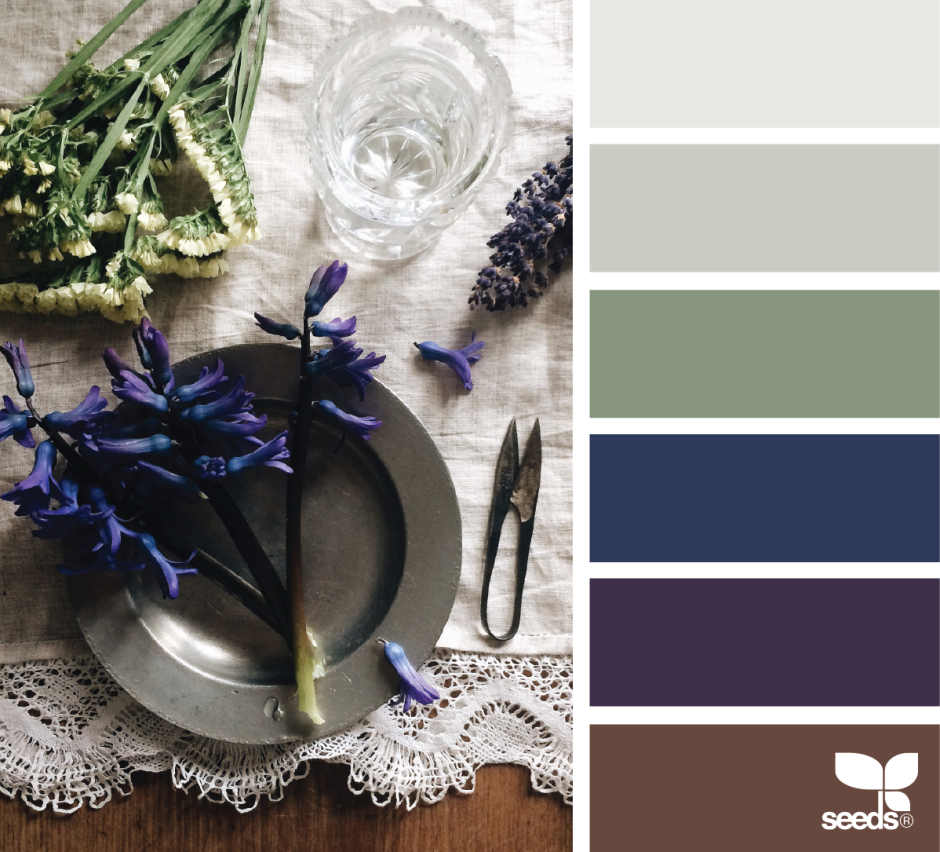 Серо голубая гамма в одежде