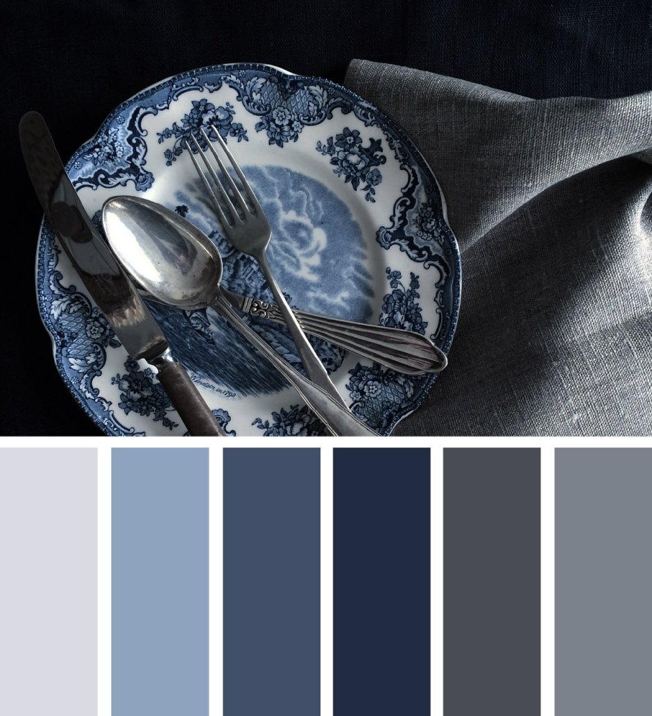 Сочетание серого и бирюзового в одежде