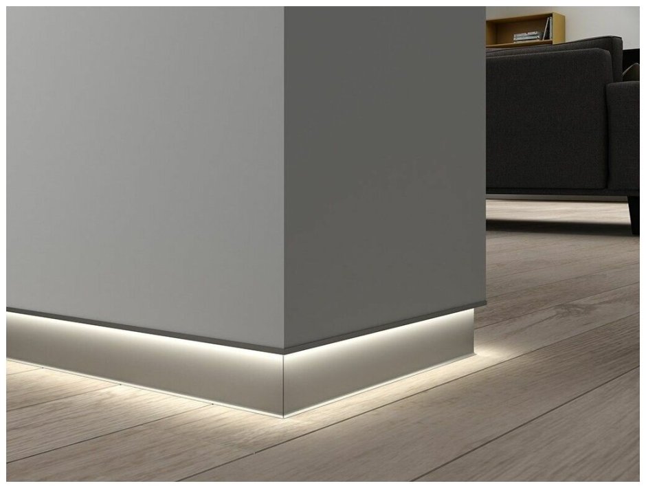 Плинтус Invisible 80 мм Sofia