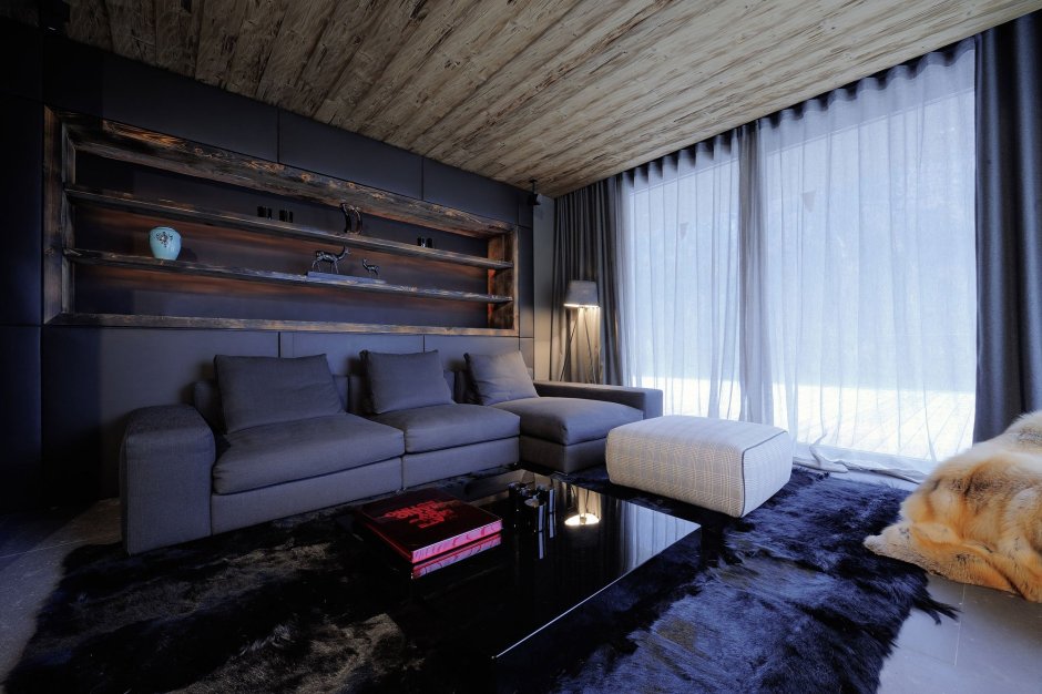 Освещение в интерьере деревянного дома