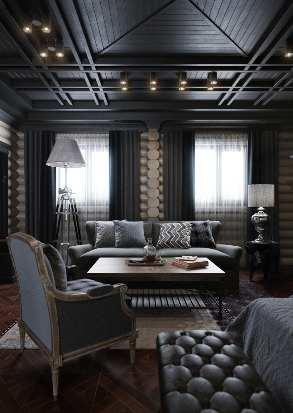 Декоративные потолочные балки