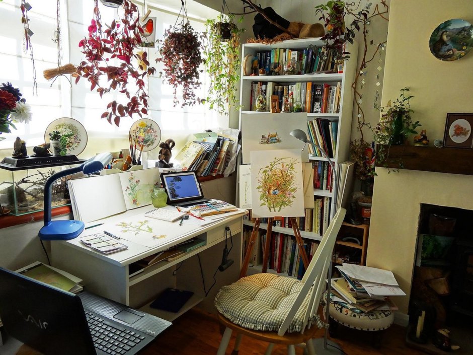 Рабочее место художника дизайнера