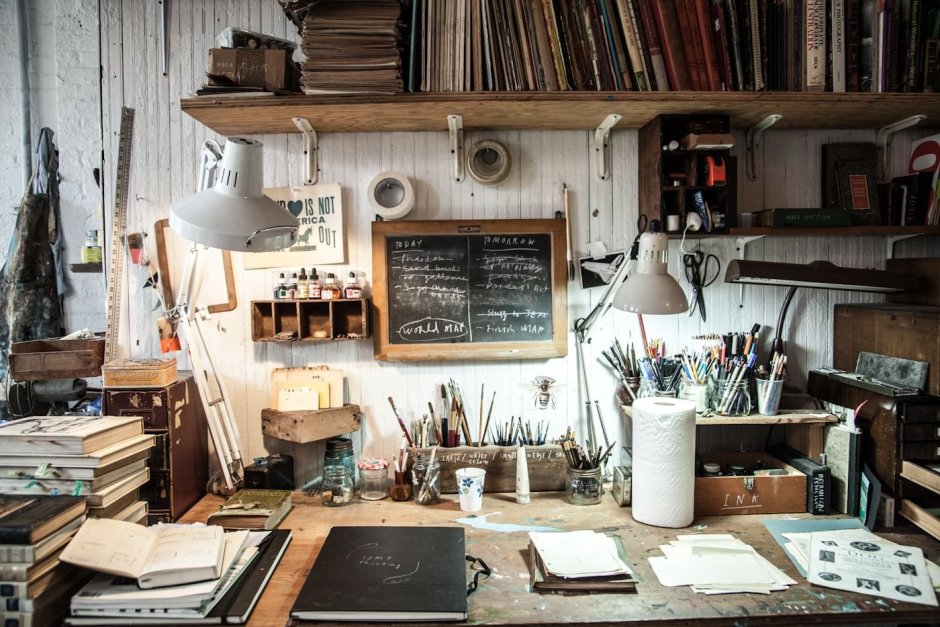 Рабочее место художника