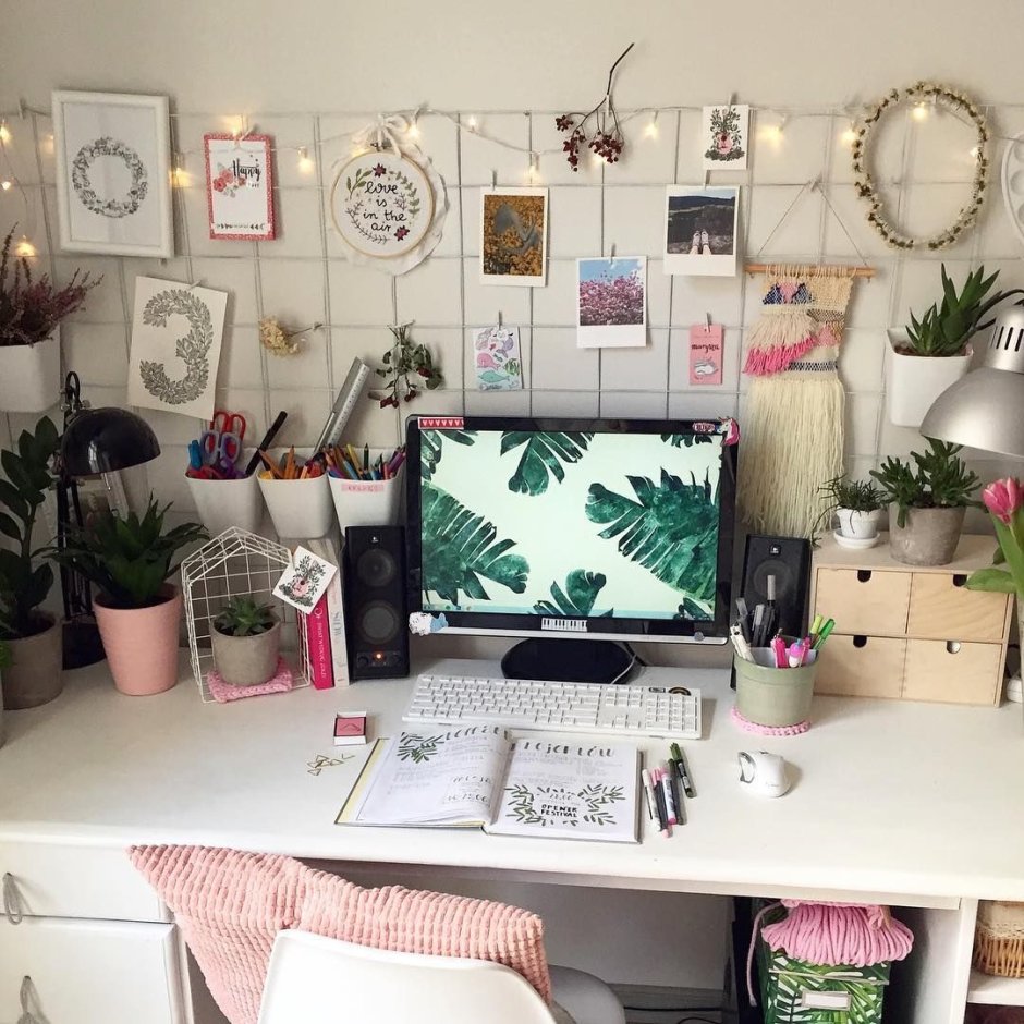 Идеи для украшения рабочего места