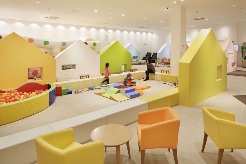 Интерьеры детских садов в Европе