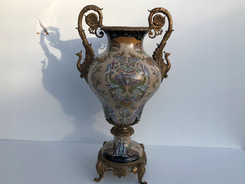 Фарфор с бронзой