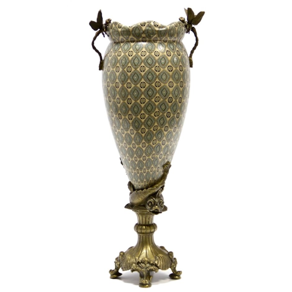 Фарфор с бронзой 1895г