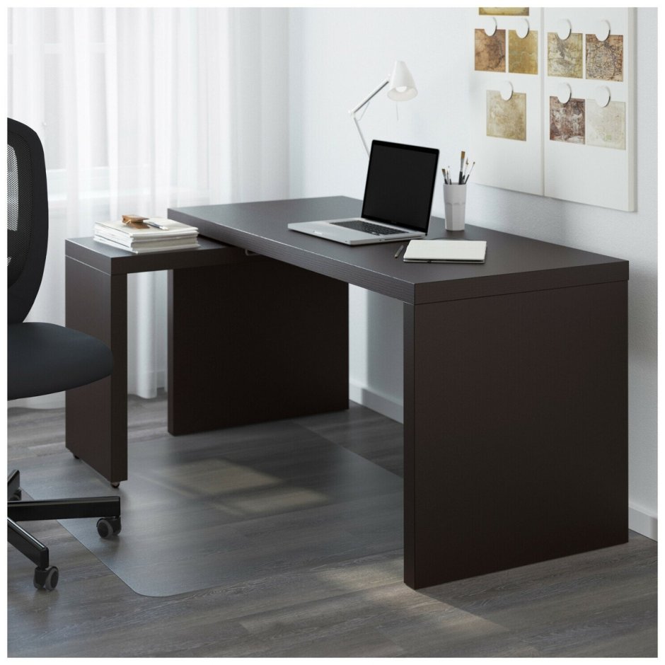 Письменный стол с дополнительной выдвижной столешницей