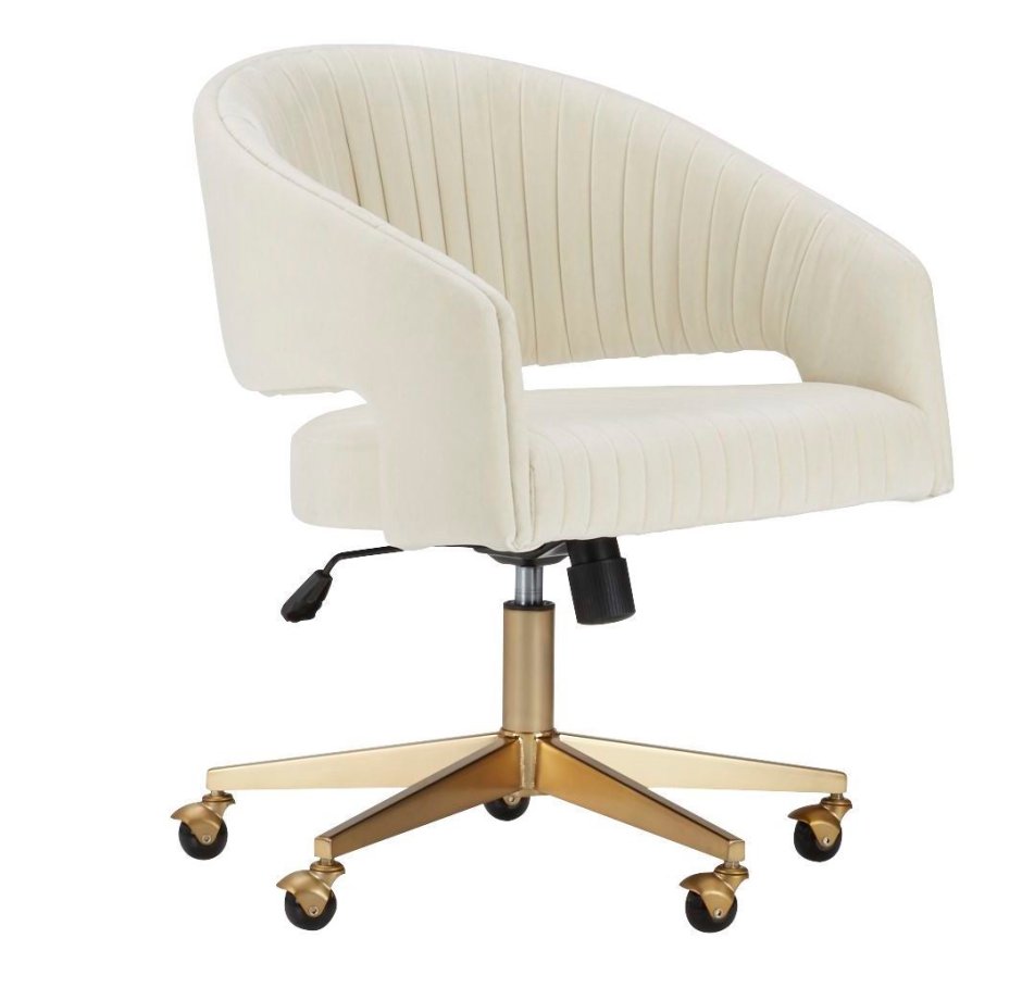 Рабочий стул оранжевый