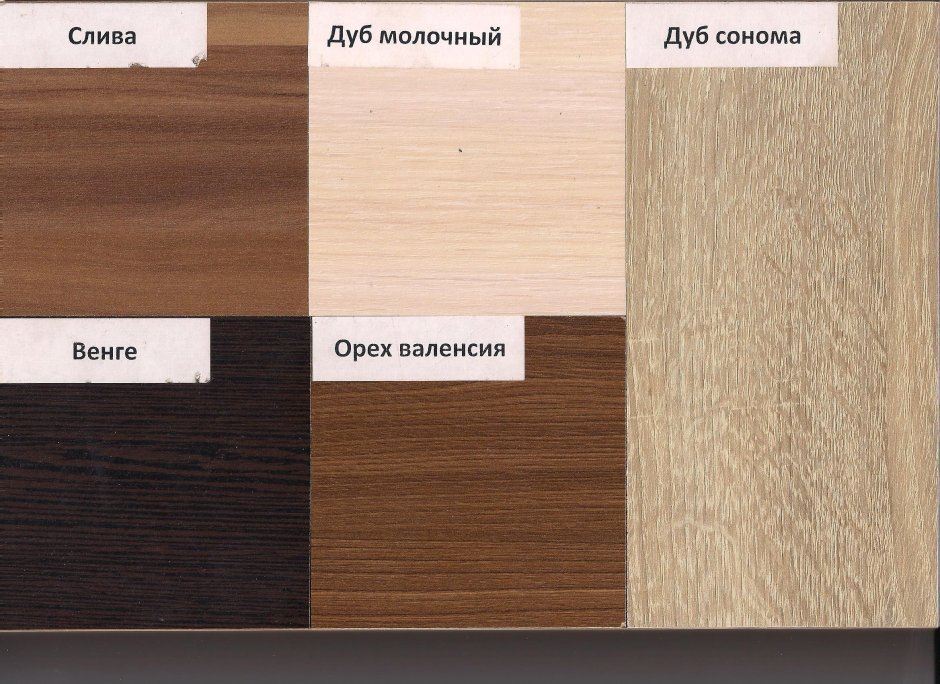 Цвет молочный дуб и дуб шампань