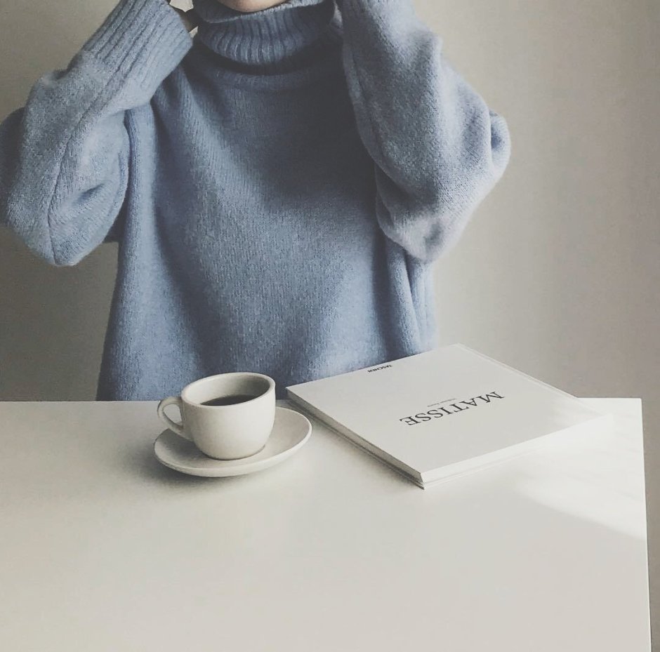 Темно голубая Эстетика