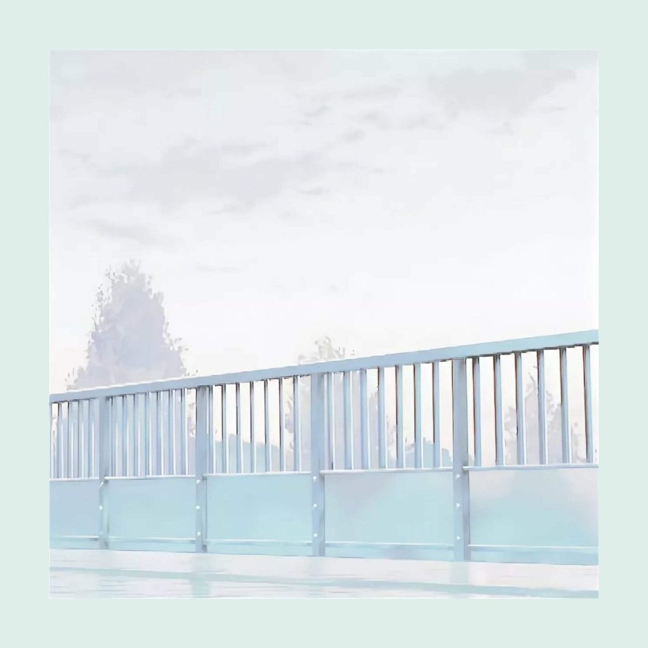 Эстетика в нежно голубом цвете