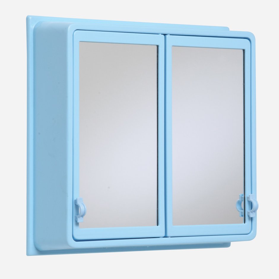 Пластиковый шкафчик для ванной комнаты навесной