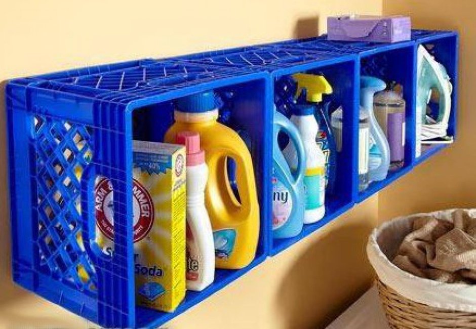 Ящики из пластмассовых канистр