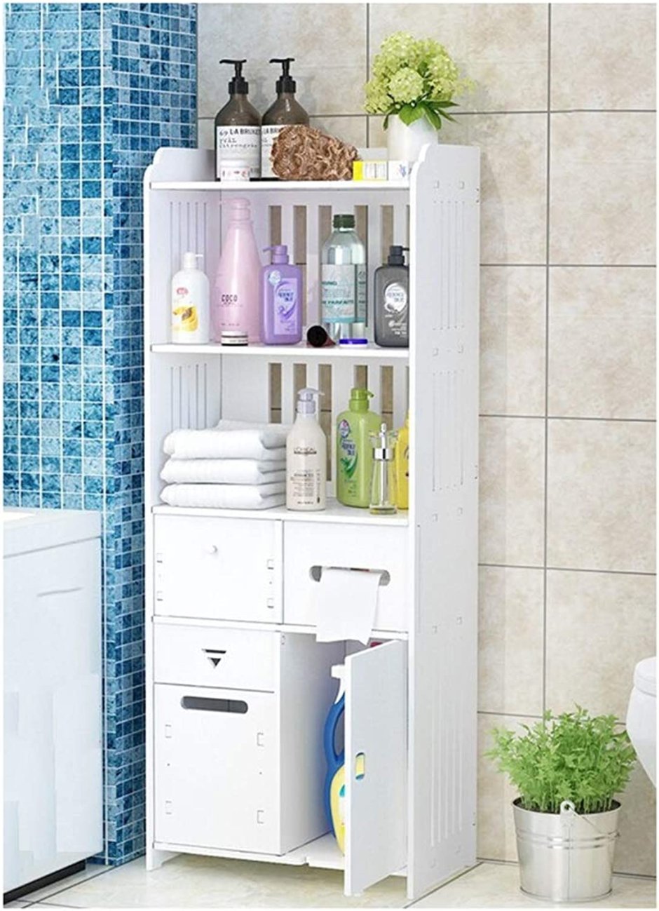 Стеллаж для ванной комнаты напольный