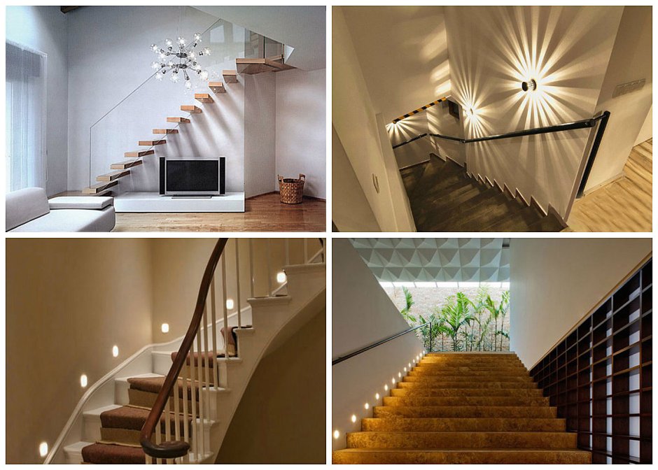 Светильник на лестницу в доме