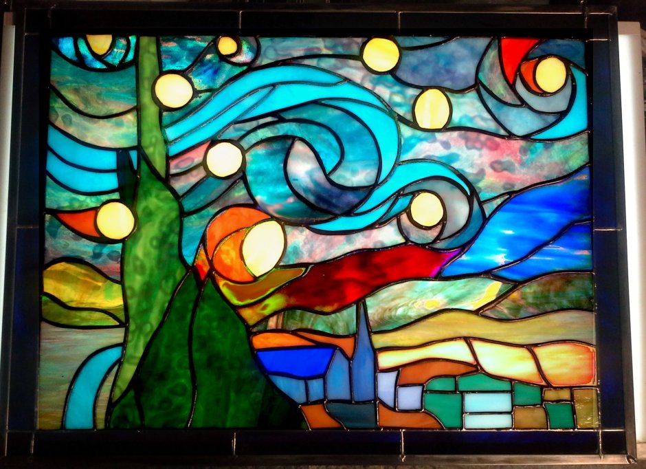 Арт индиго витражи