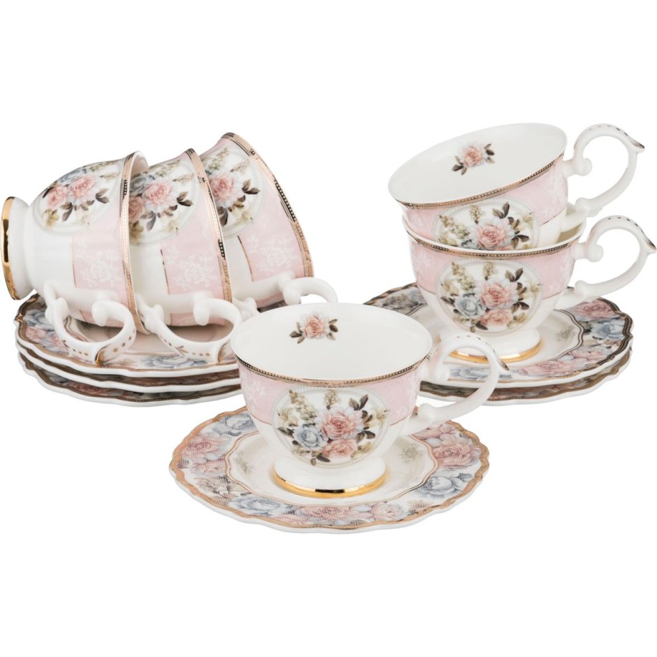 Дулёвский фарфор чайный сервиз