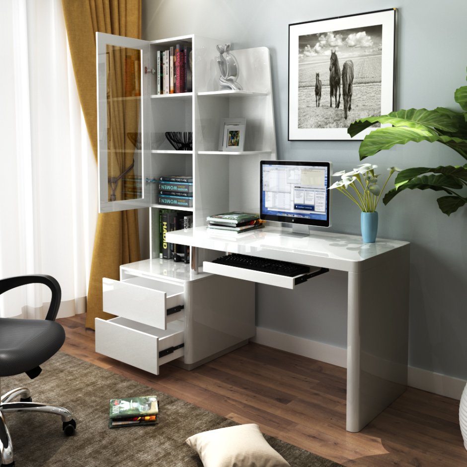 Стол для дошкольника с полочками