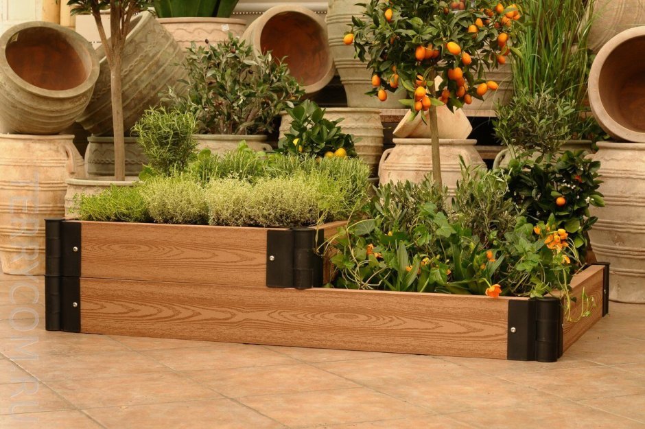 Пластиковые клумбы для дачи