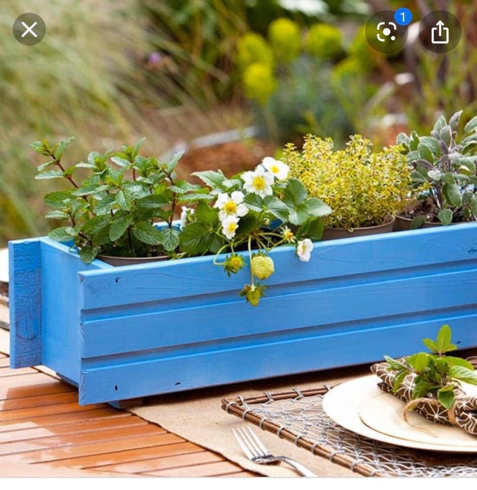 Клумба из шлакоблоков